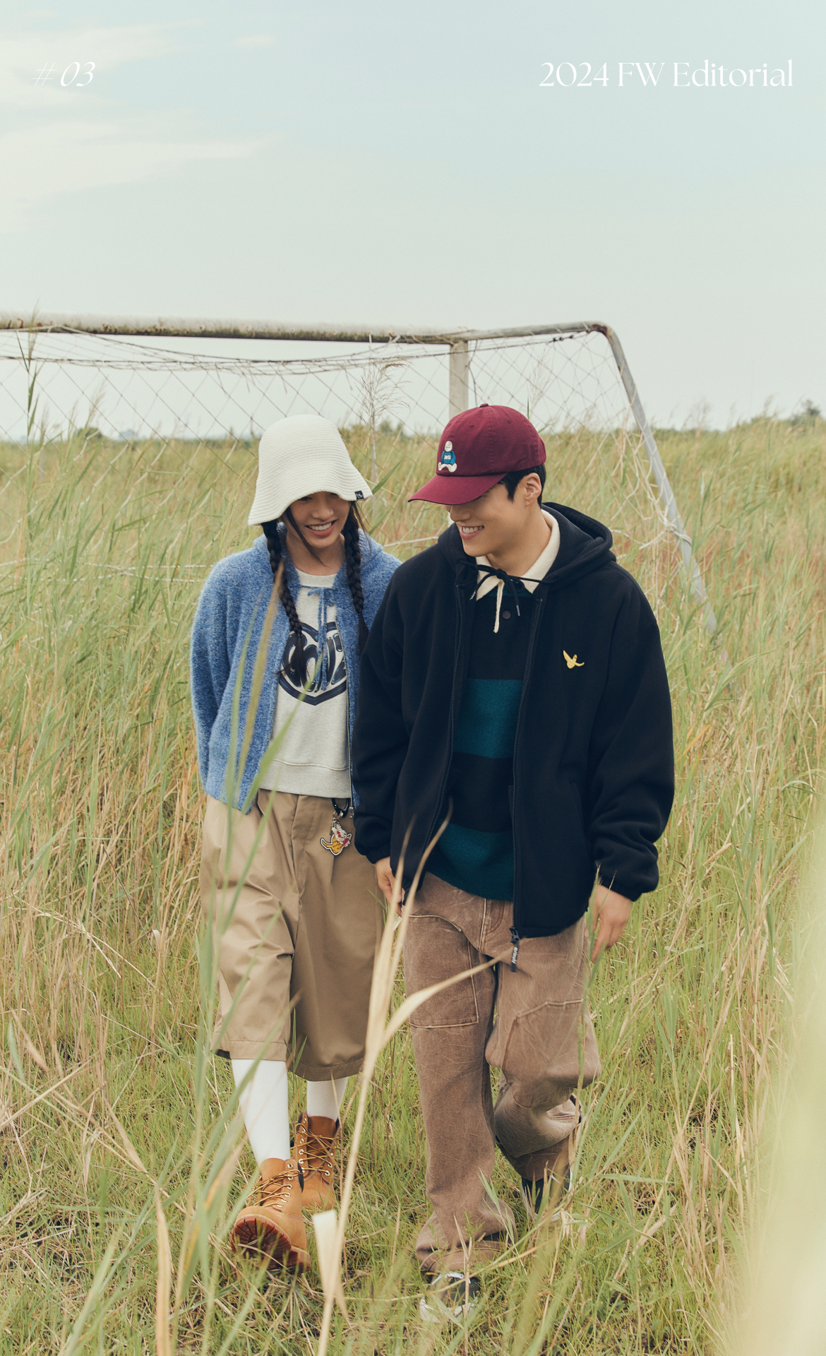 [MARK GONZALES]★24FW★MG COWICHAN ZIP-UP KNIT JACKET HOLIDAY COWICHAN ZIP-UP KNIT JACKET - M/OATMEAL - 마크