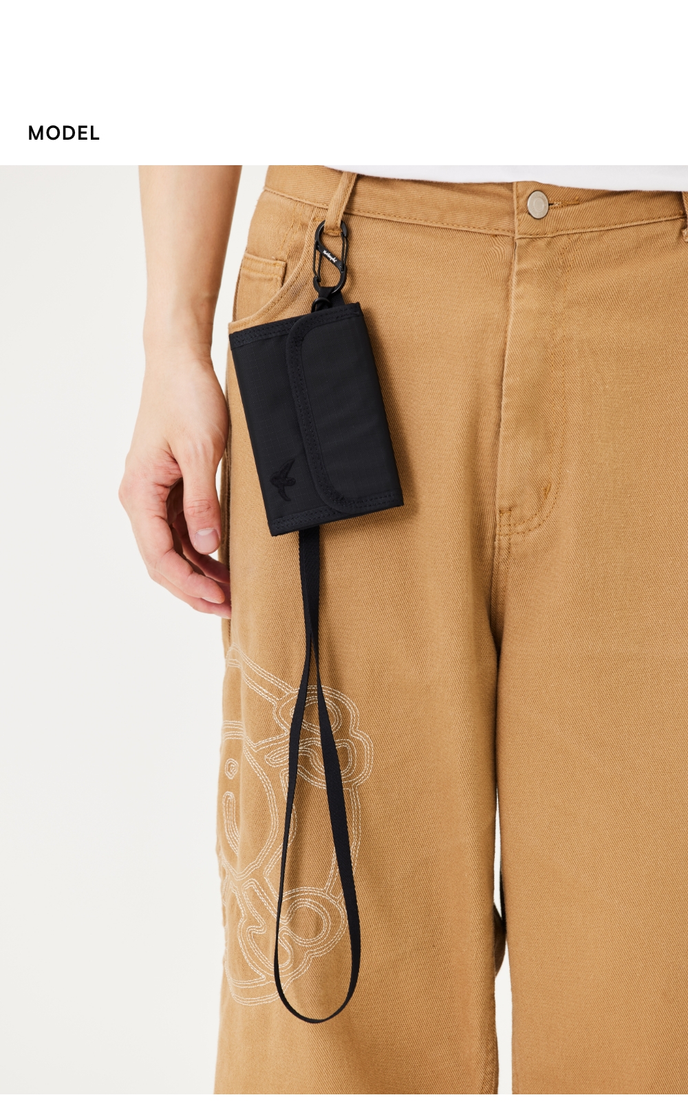 ANGEL FOLDING WALLET - BLACK 상세 이미지 6