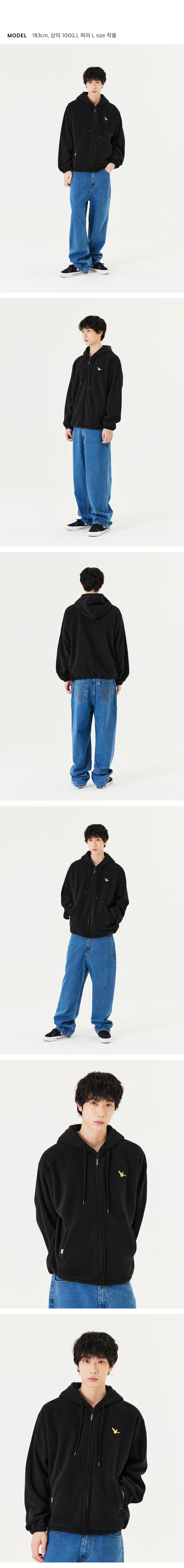 パーカー・フーディ Mark Gonzales ANGEL WAPPEN FLEECE HOOD ZIP-UP JACKET ANGEL WAPPEN FLEECE HOOD ZIP-UP JACKET - IVORY - 마크