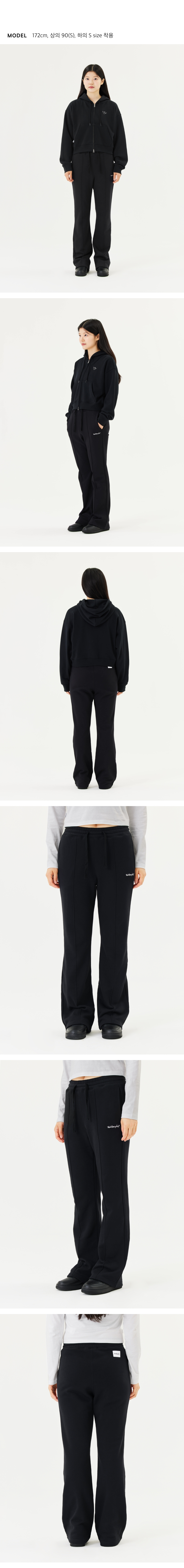 [MARK GONZALES]★24FW★韓国人気★WOMENS BOOTS CUT SWEAT PANT 마크곤잘레스(MARK GONZALES) WOMENS BOOTS CUT SWEAT PANT