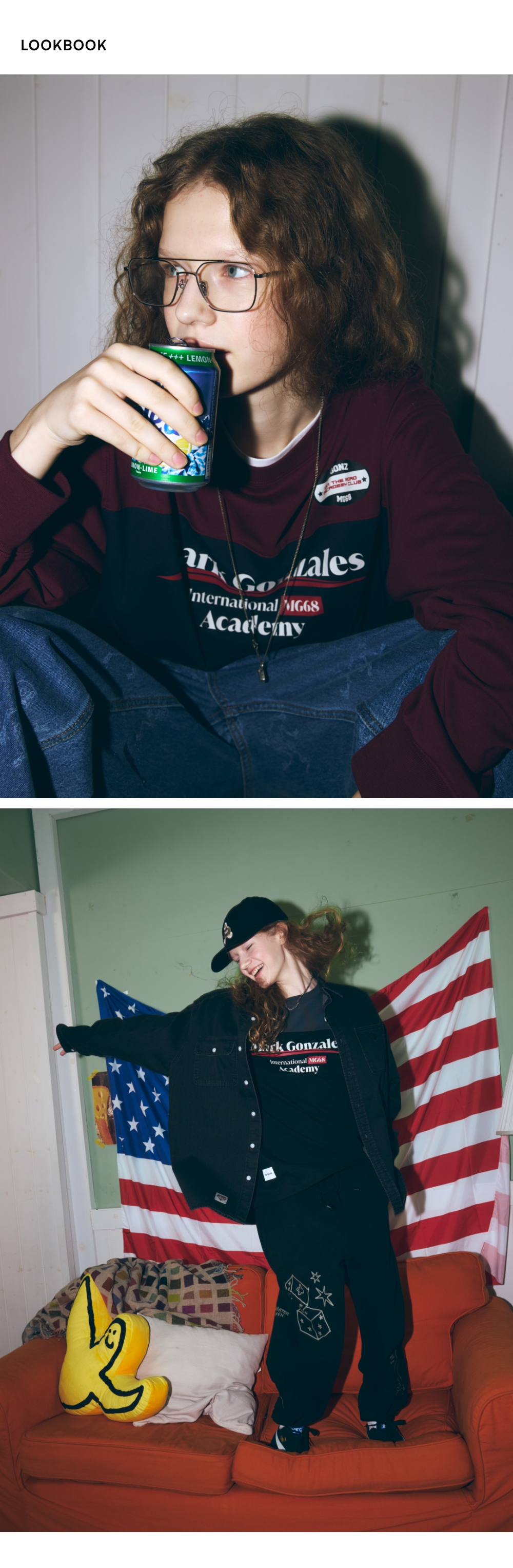 [MARK GONZALES]★韓国人気★RETRO COLOR BLOCK L/S T-SHIRT org.jpg