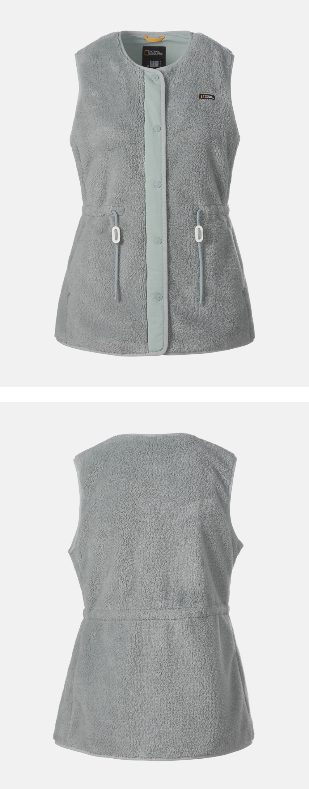 WOMEN COSTONI FLEECE VEST #高允真同款! - 2 COLORS SAGE GREEN