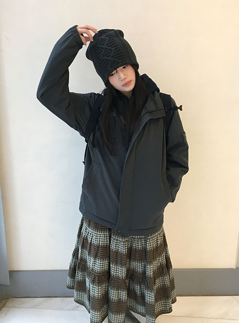 부드러운 면 터치의 점퍼